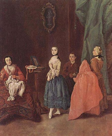 Pietro Longhi Dame bei der Schneiderin china oil painting image